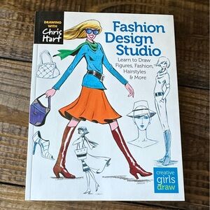 Chris Hart Fashion Design Studio drawing book
